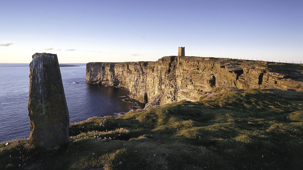 A clifftop view at Marwick Head